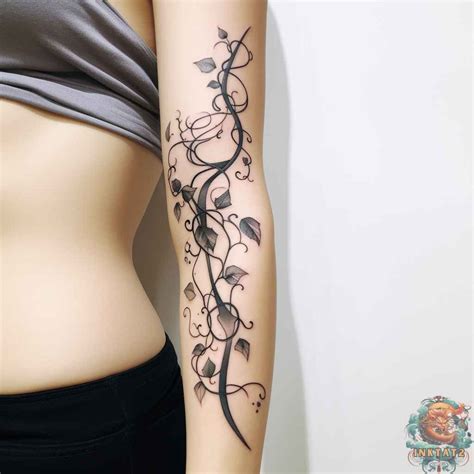 Womens Arm Vine Tattoo Design Etsy Womens Arm Vine Tattoo Design Etsy