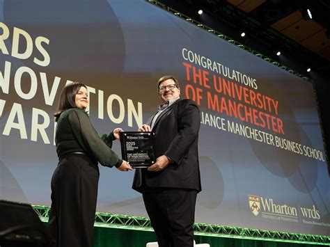 Wrds Honors University Of Manchester With 2025 Innovation Award