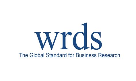 Wrds Wharton Research Data Services Business Research Plus